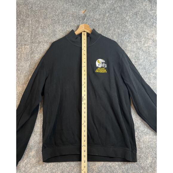 Cutter & Buck Pacific Lutheran University Lutes Football 1/4 Zip Sweater Mens XL - Picture 8 of 9